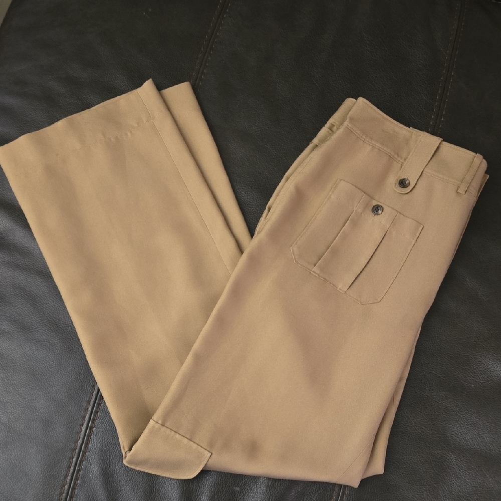 Ralph Lauren 100% Silk Women's Khaki Chinos